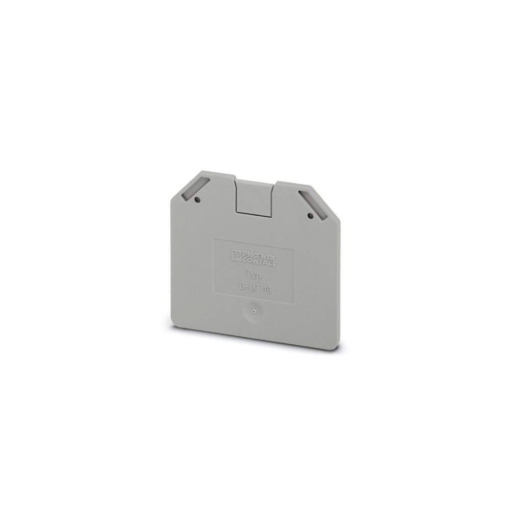 Produktbild för Phoenix D-UT 16, Terminal block cover, 1 styck, Grå, 2,2 mm,...
