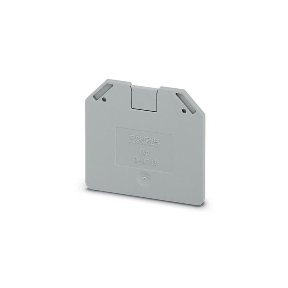 Produktbild för Phoenix D-UT 16, Terminal block cover, 1 styck, Grå, 2,2 mm,...