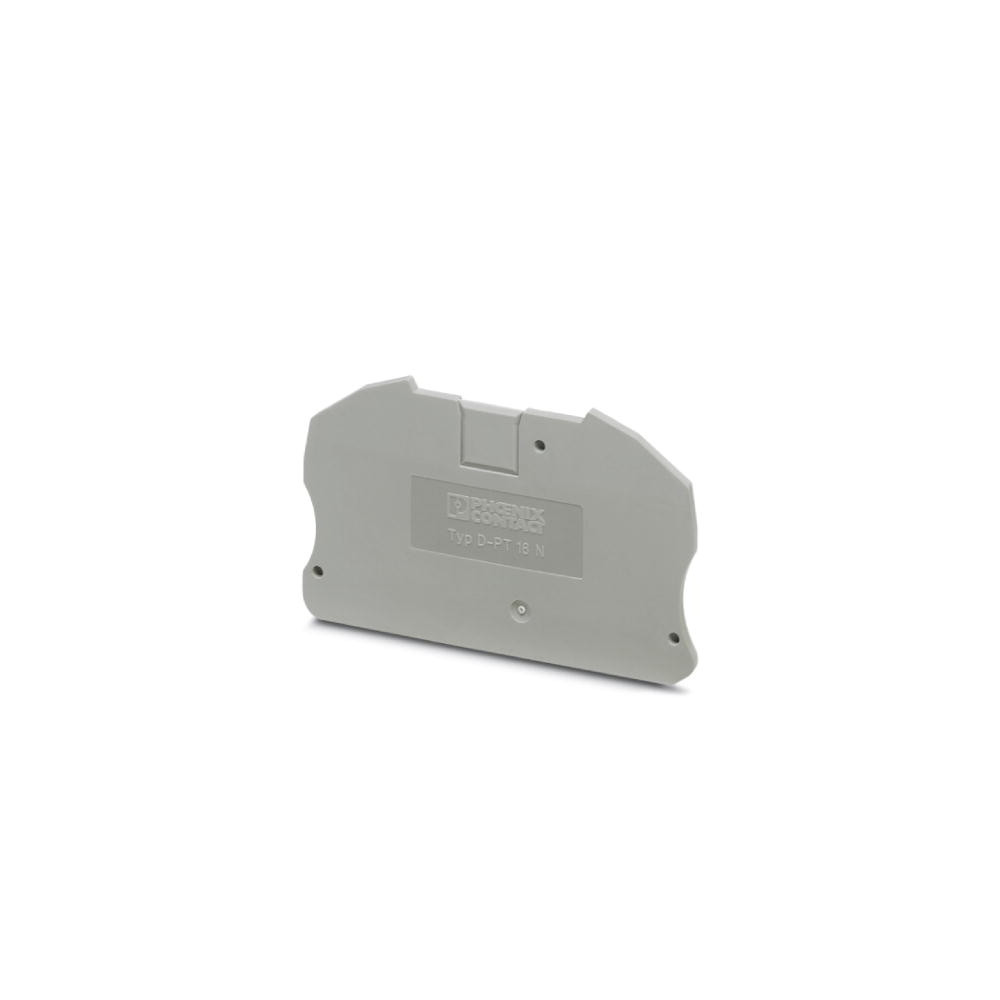 Produktbild för Phoenix D-PT 16 N, lock till kopplingsplint, 50 st, grå, 2,2...
