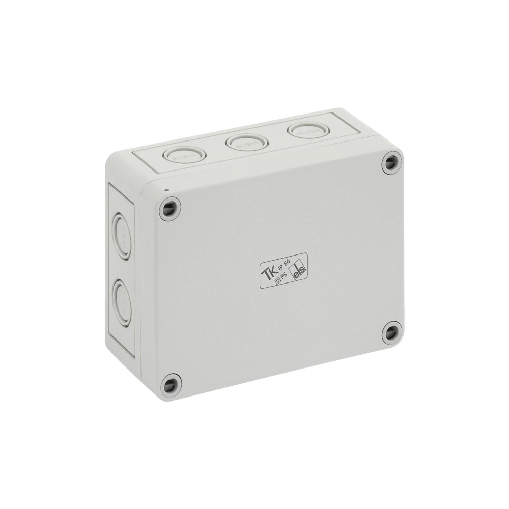 Produktbild för Monteringsbox PS1309-6 BxHxD 130 x 94 x 57 mm IP 66, grå RAL...