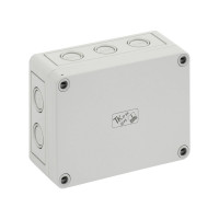 Produktbild för Monteringsbox PS1309-6 BxHxD 130 x 94 x 57 mm IP 66, grå RAL...