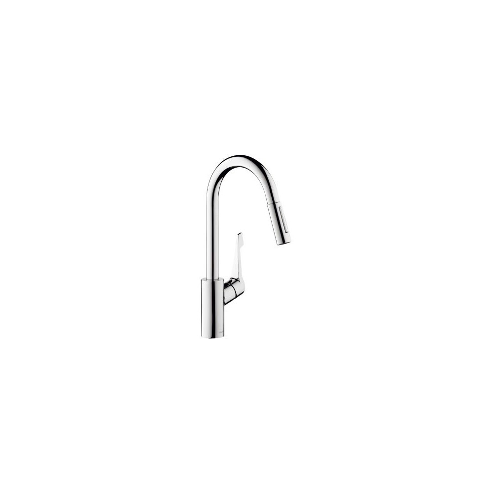 Produktbild för HG DIY Cento XL köksblandare med utdragsspridare krom HG nr....