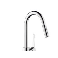 Produktbild för HG DIY Cento XL köksblandare med utdragsspridare krom HG nr....