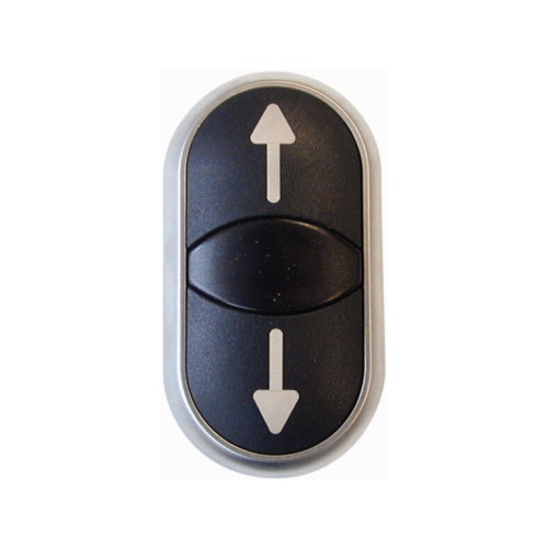Eaton Corporation Eaton M22-DDL-S-X7/X7, Sort, Krom, Plast, 29,7 mm, 32,2 mm,...