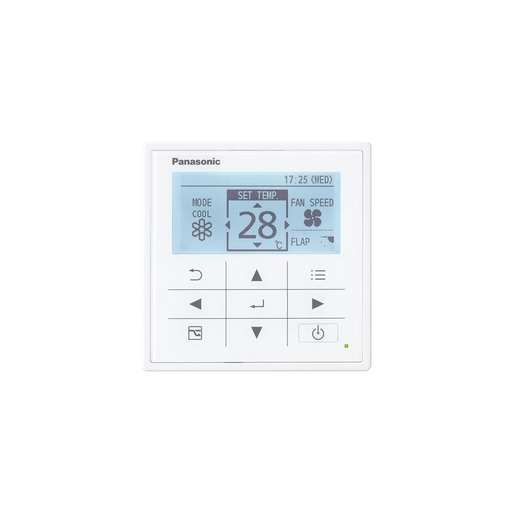 Produktbild för Panasonic trådbundet kontrollpanel CZ-RTC5B för styrning av...