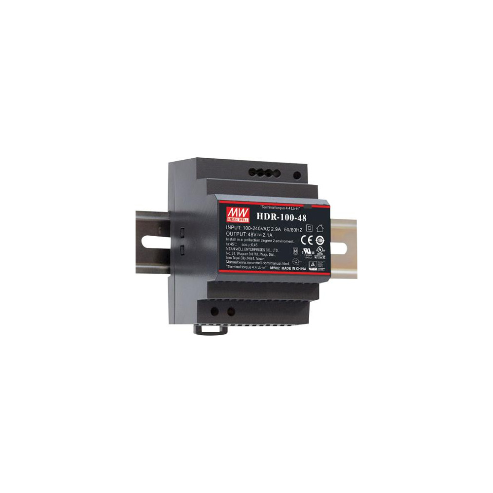 Produktbild för Strømforsyning, 1 faset, ind: 85-264V AC, ud: 24V DC, 4,2 A,...
