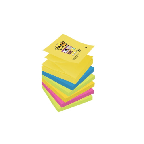 3M Post-it Super Sticky Z-Notes, Carnival Collection, 76 x 76 m...