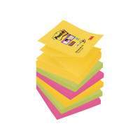 Produktbild för Post-it Super Sticky Z-Notes, Carnival Collection, 76 x 76 m...