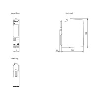 Produktbild för Siemens 6ES7132-6BF01-0BA0, inomhus, Multifärg, 36 g, 65 mm,...