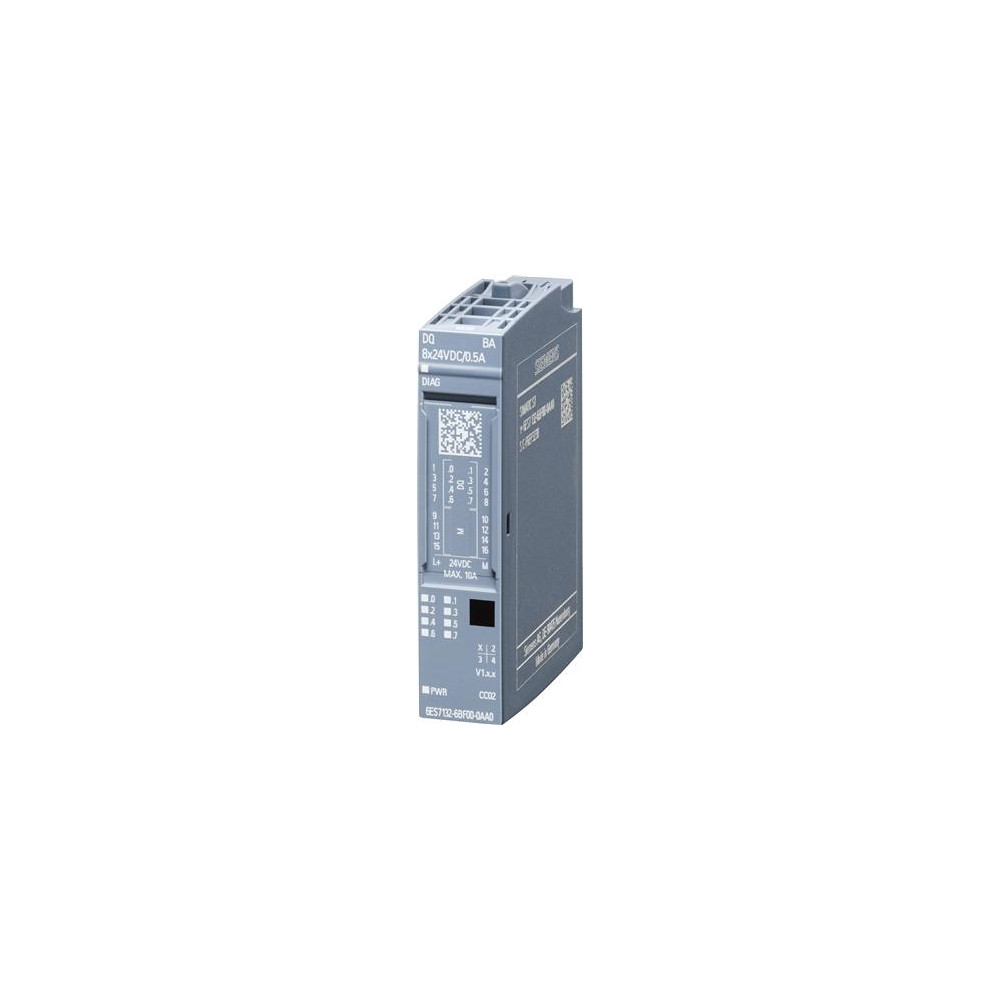 Produktbild för Siemens 6ES7132-6BF01-0BA0, inomhus, Multifärg, 36 g, 65 mm,...