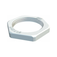 Produktbild för OBO Bettermann 2048973 116 M63 LGR PA låsmutter PG63 plast l...