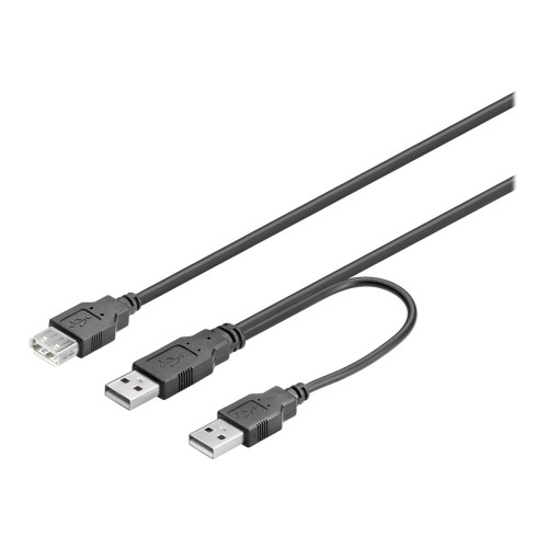 Deltaco DELTACO USB2-16 - USB-kabel - USB till USB - 30 cm