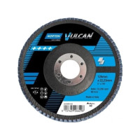 Produktbild för Lamellrondell 115x22 mm K80 – Norton Vulcan – för slipning z...