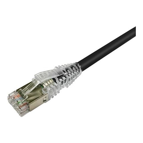 Netconnect ( Commscope ) NETCONNECT patchkabel Cat 6A S/FTP PiMF, längd 1,0 m, svart...