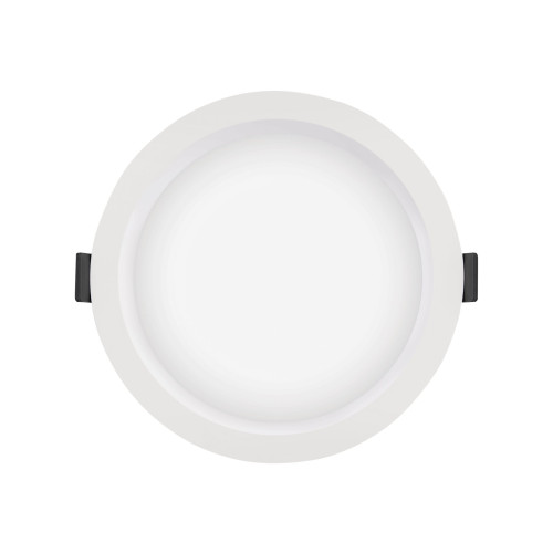 LEDVANCE LEDVANCE DOWNLIGHT ALU - takförsänkt lampa - LED - 14 W - svalt vitt ljus - 4000 K - rund - vit