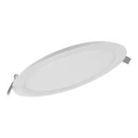 Produktbild för LEDVANCE DOWNLIGHT SLIM - wall/ceiling recessed lamp - LED - 6 W - varmt vitt ljus - 3000 K - rund - vit