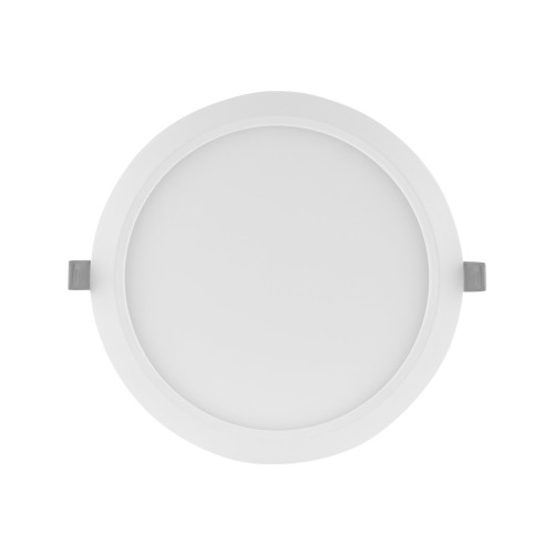 LEDVANCE LEDVANCE DOWNLIGHT SLIM - wall/ceiling recessed lamp - LED - 18 W - varmt vitt ljus - 3000 K - rund - vit