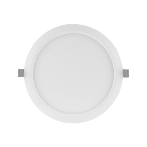 LEDVANCE LEDVANCE DOWNLIGHT SLIM - wall/ceiling recessed lamp - LED - 18 W - svalt vitt ljus - 4000 K - rund - vit
