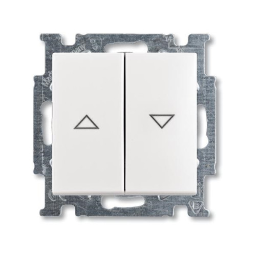ABB ABB-basic55 jalusibrytare med interlock, matt vit, 10A, 1 mo...