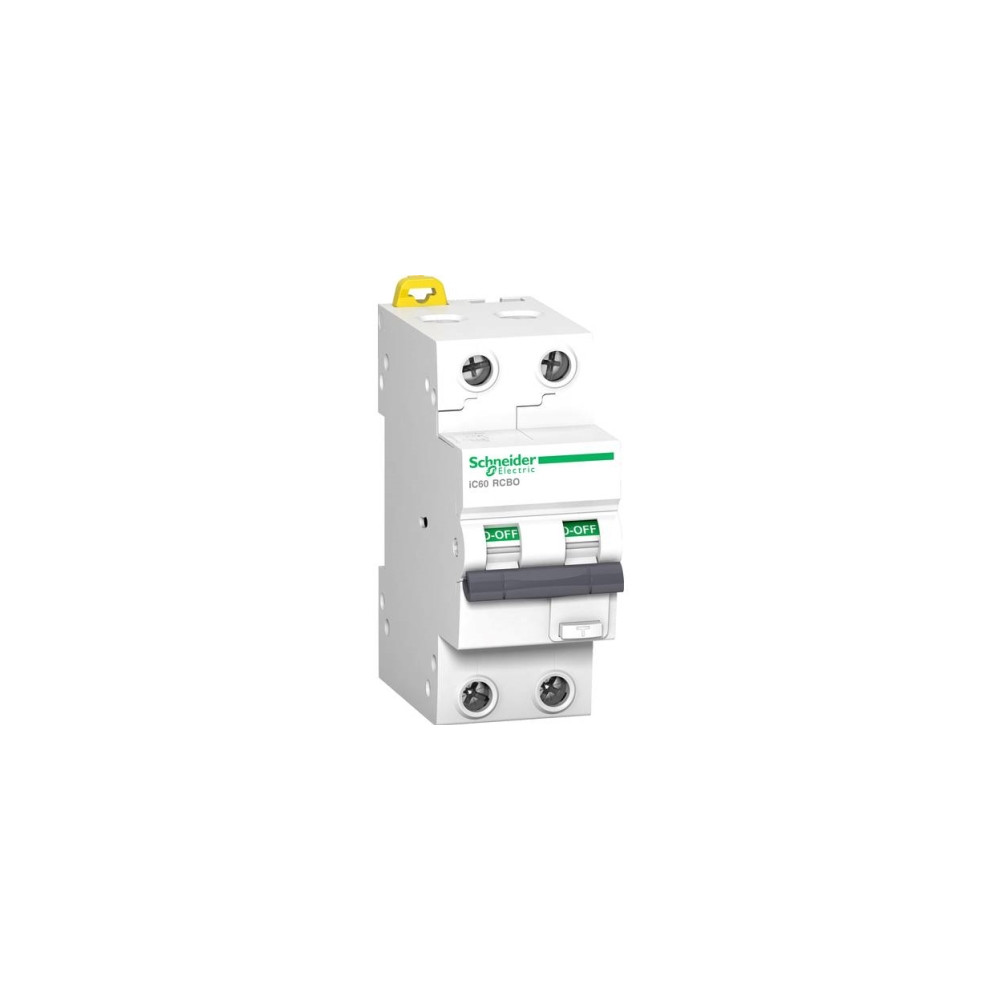 Produktbild för Schneider Electric iC60 RCBO, jordfelsbrytare, typ A, 15000...