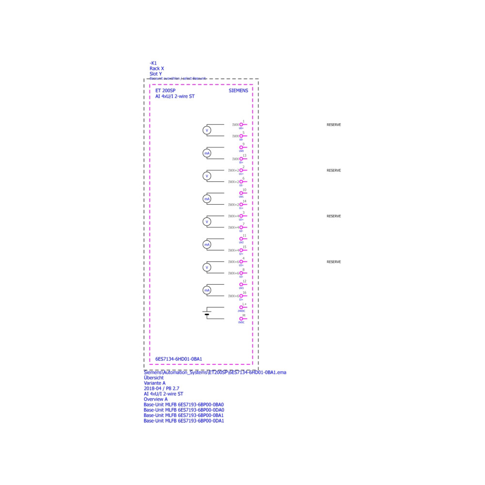Produktbild för Siemens 6ES7134-6HD01-0BA1, Analog, Strömförsörjning av syst...