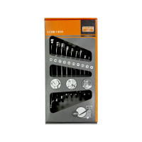 Produktbild för Bahco 111M/S10, 8,9,10,11,12,13,14,17,19,22 mm, Krom, Chrome...
