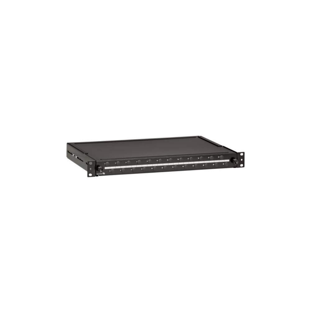 Produktbild för Brand-Rex FibrePlus, LC, Sort, 1U, 482,6 mm, 44,5 mm, 237 mm