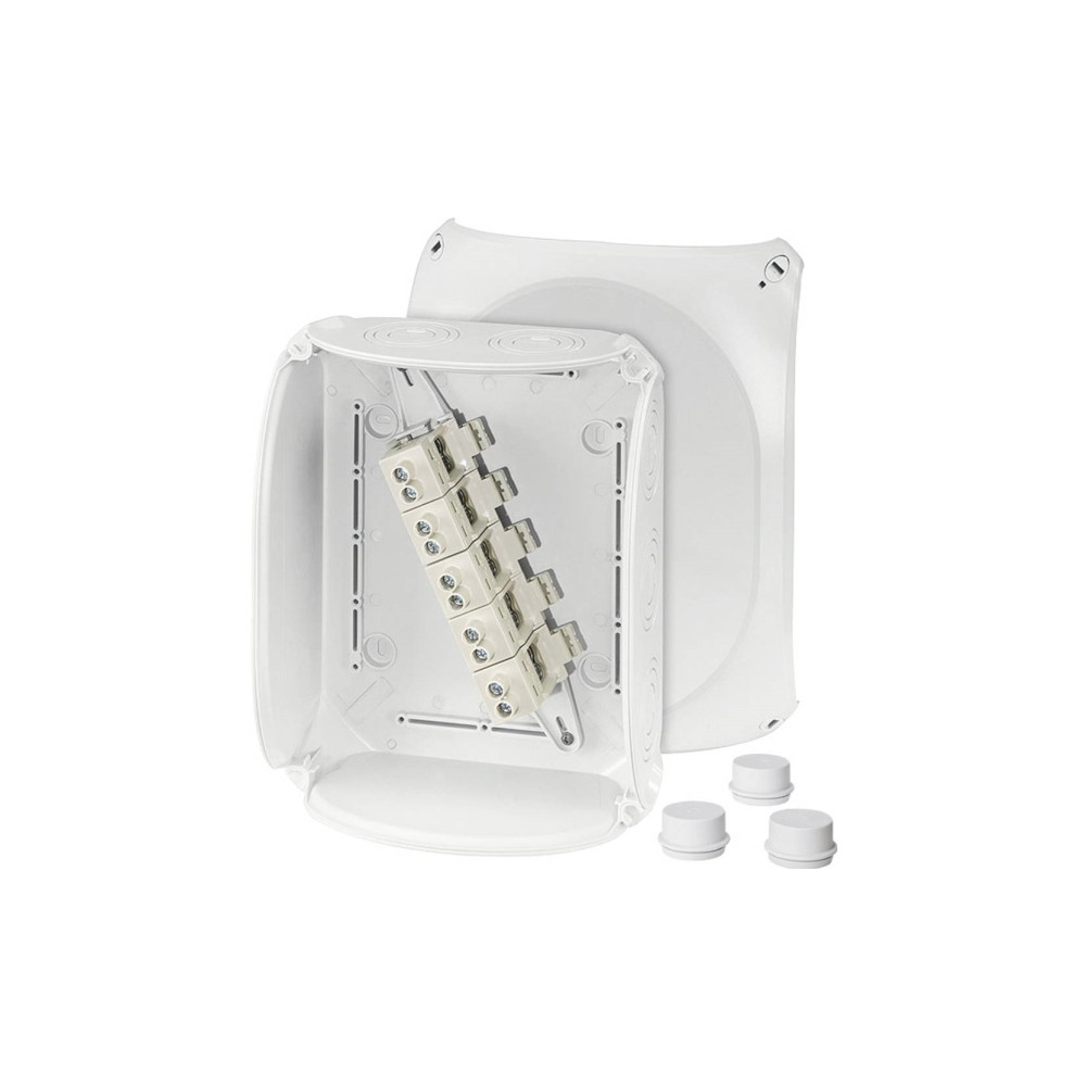 Produktbild för Hensel DK 2525 G, Polykarbonat, Grå, IP55, 255 mm, 112 mm, 2...