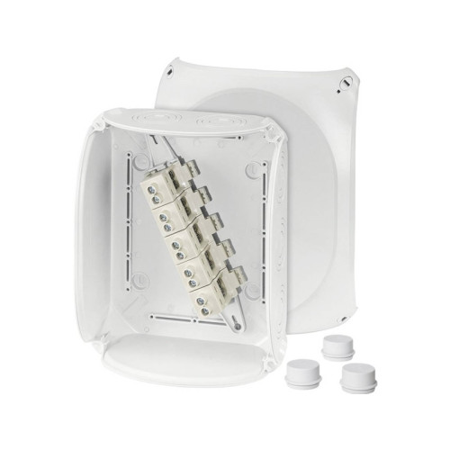 hensel Hensel DK 2525 G, Polykarbonat, Grå, IP55, 255 mm, 112 mm, 2...