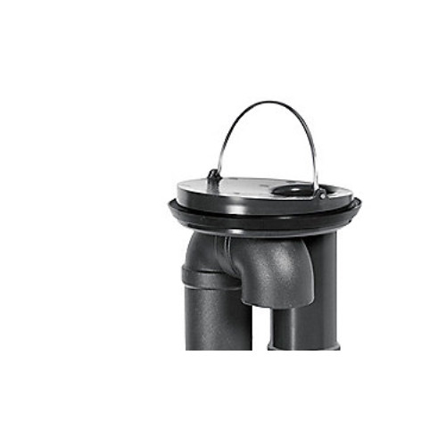 EVOLUTION Vattenlås 0,8 l/sek – för plast/rostfria avloppsskålar utan...
