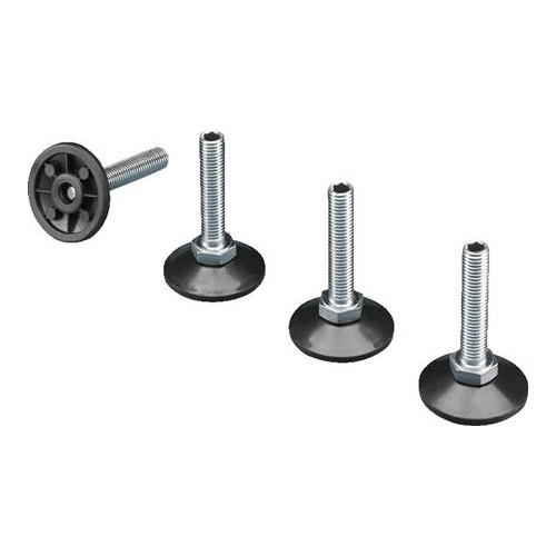 Rittal Rittal DK 7493.100, Ben till rackskåp, Silver, 300 kg, TS, T...