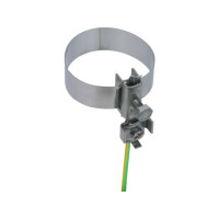 Produktbild för DEHN 540910 540910 NIRO 3/4-2Zoll (27-60mm) V2A Monteringssa...