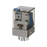 Produktbild för Finder 60.13.9.024.0074 Stikrelæ 24 V/DC 10 A 3 x omskifter...