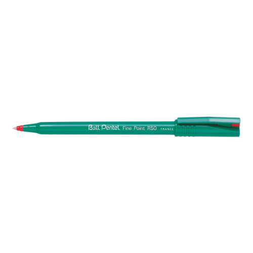 Pentel Ball Pentel - rollerball-penna - röd