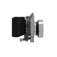 Produktbild för Schneider Electric XB4, Knapp, Vit, IP66, IK06, Klass I, 30...