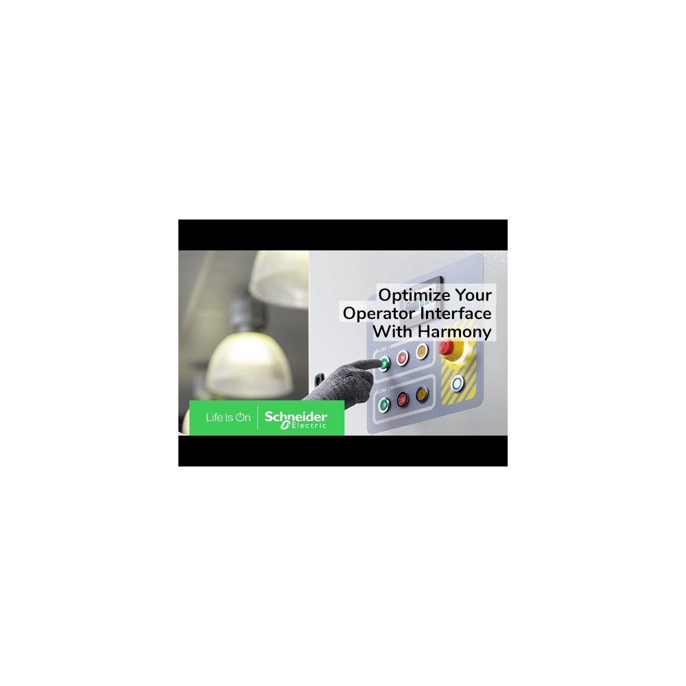 Produktbild för Schneider Electric XB4, Knapp, Vit, IP66, IK06, Klass I, 30...
