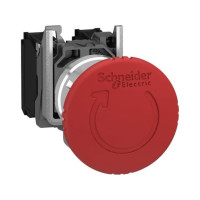 Produktbild för Schneider Electric XB4, Knapp, IP66, IK06, 40 mm, 82 mm, 47...