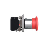 Produktbild för Schneider Electric XB4, Knapp, IP66, IK06, 40 mm, 82 mm, 47...