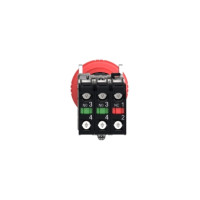Produktbild för Schneider Electric XB4, Knapp, IP66, IK06, 40 mm, 82 mm, 47...