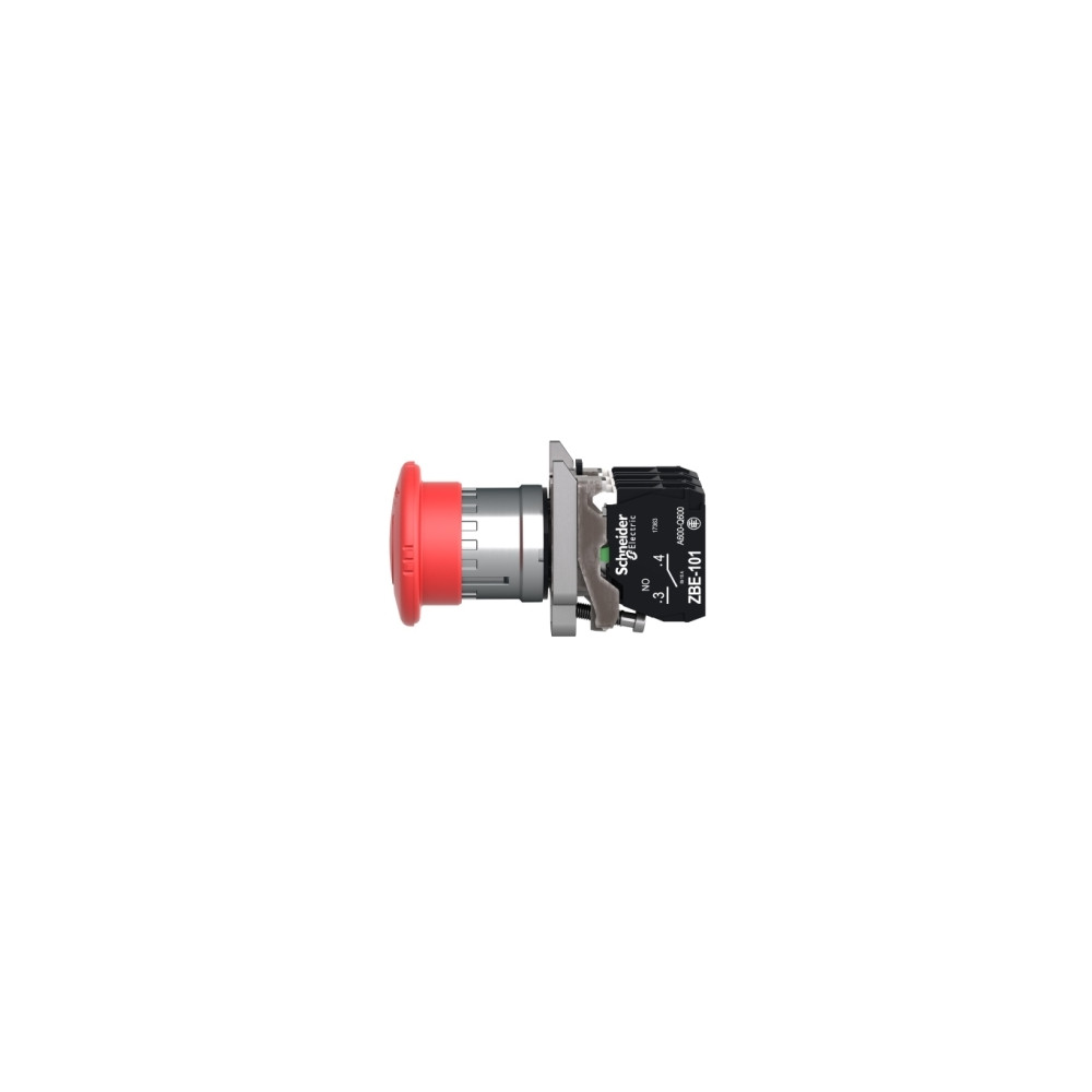 Produktbild för Schneider Electric XB4, Knapp, IP66, IK06, 40 mm, 82 mm, 47...