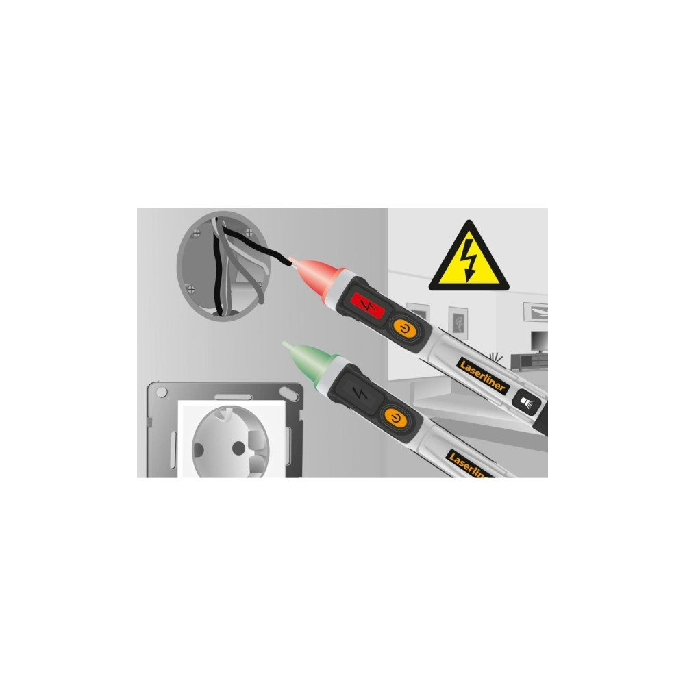 Produktbild för Laserliner ActiveFinder Pro Kontaktlös spänningstestare CAT...
