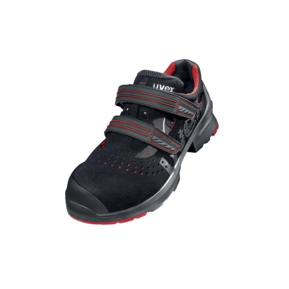 Produktbild för Uvex 85362, Unisex, Vuxen, Skyddssandaler, Svart, Röd, ESD,...