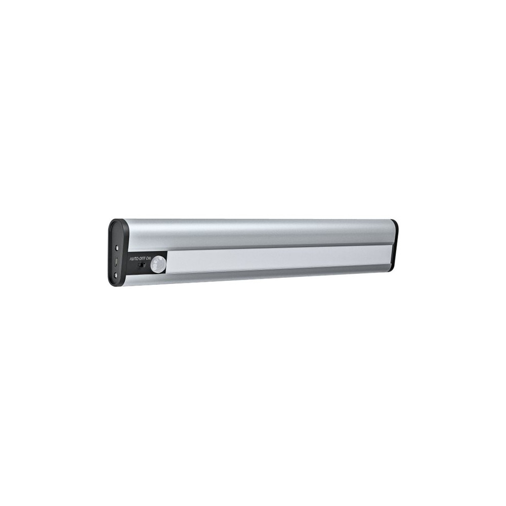 Produktbild för LEDVANCE LinearLED Mobile USB 300 - belysning under skåp - LED - 1.5 W - svalt vitt ljus - 4000 K - linjär - silver