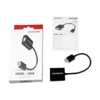 Produktbild för AXAGON videokort - HDMI / VGA - 17 cm