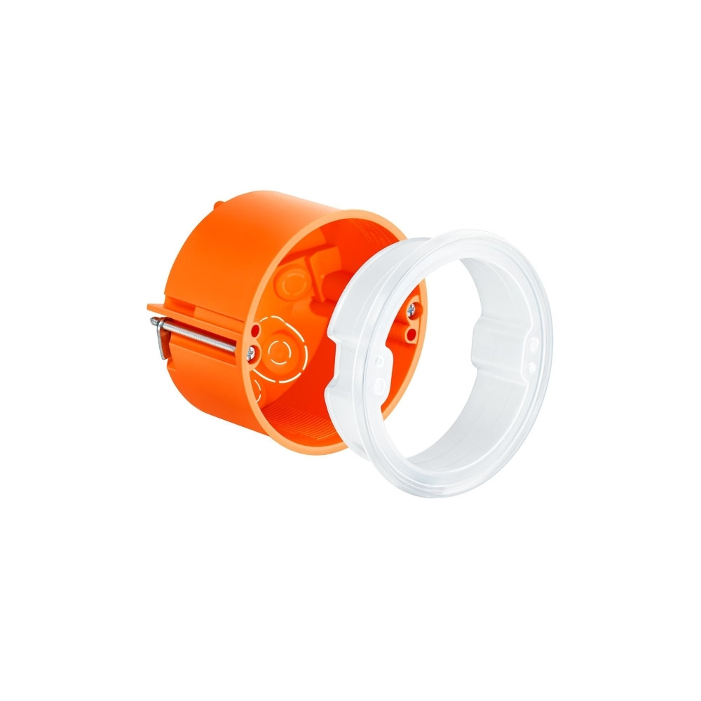 Produktbild för KAISER Frontbox för CEE 16A, hål Ø74 mm, djup 50 mm, plåttjo...