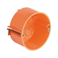 Produktbild för KAISER Frontbox för CEE 16A, hål Ø74 mm, djup 50 mm, plåttjo...