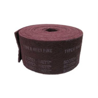 Produktbild för 3M Scotch-BriteTM CF-RL, A VFN, 100 mm x 10.000 mm, röd, 4 r...