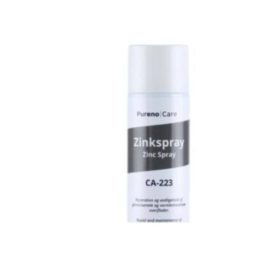 Pureno A/S Zinkspray 500 ml spray rostskydd för målning/lackering utan...