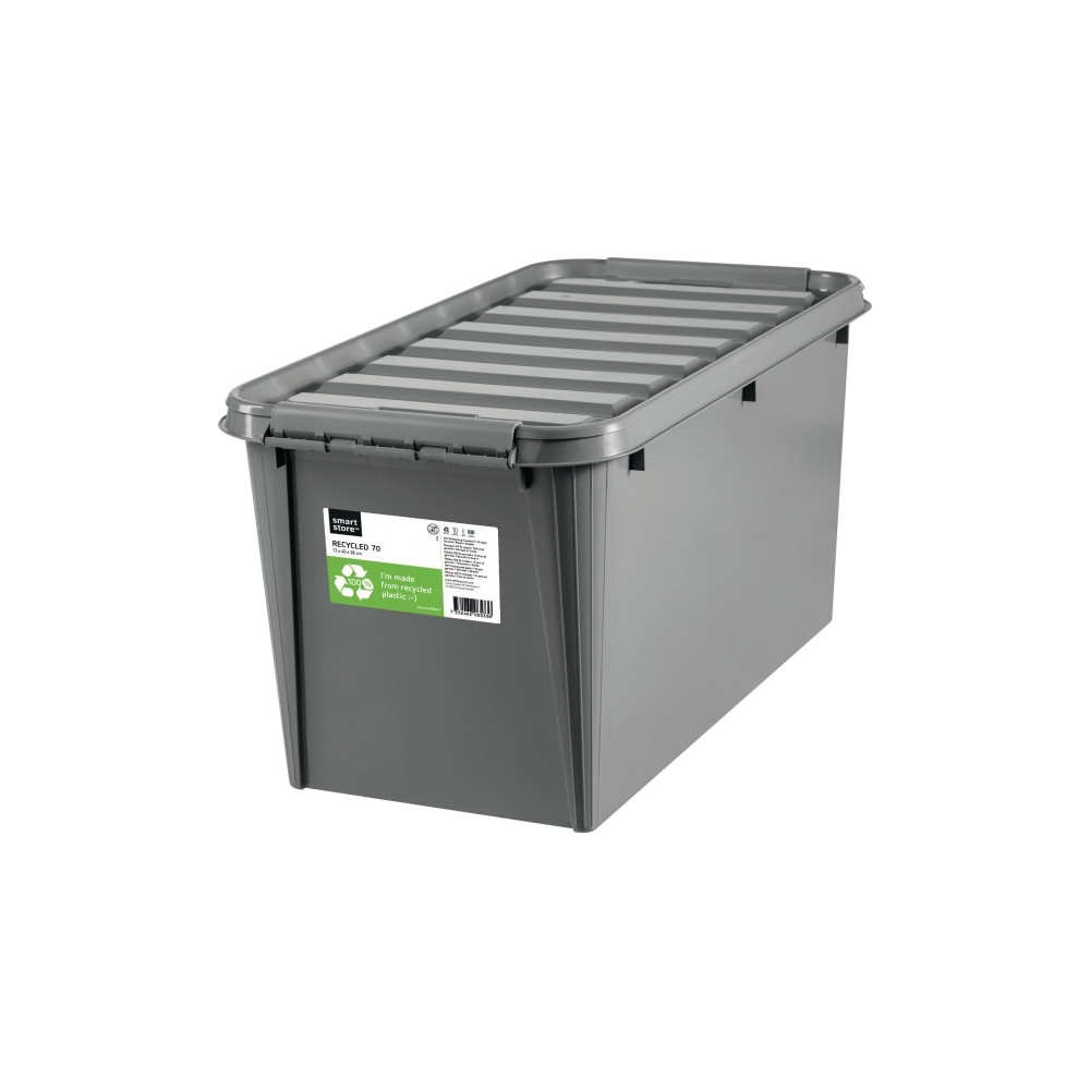 Produktbild för Opbevaringskasse SmartStore™ Recycled 70 ltr. 72x40x38 cm gr...
