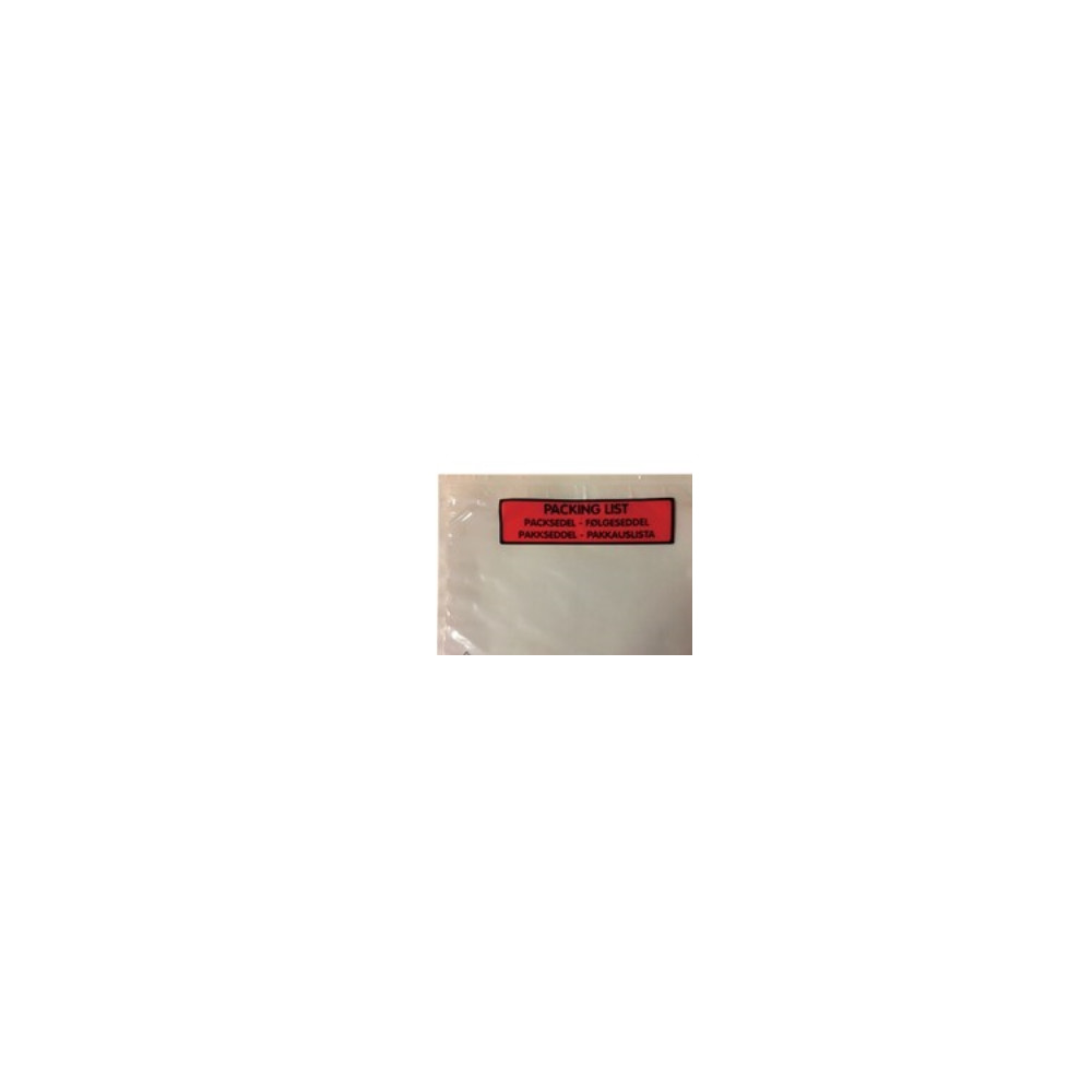 Produktbild för Följesedelsfickor C5 med tryck 175 x 235 mm 45 my (förpackni...